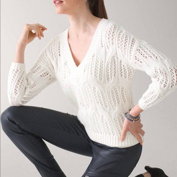 White House Black Market Sweaters - WHBM Chunky Knit Sweater